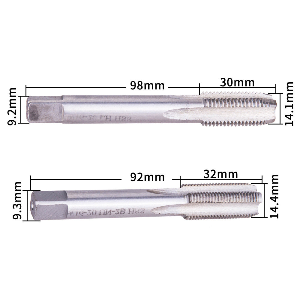 ZTTO 1 Pair Bicycle Crank Threading Tool High Speed Steel Crankset Pedal Tap ZTTO 1 Pair Bicycle Crank Threading Tool High Speed Steel Crankset Pedal Tap